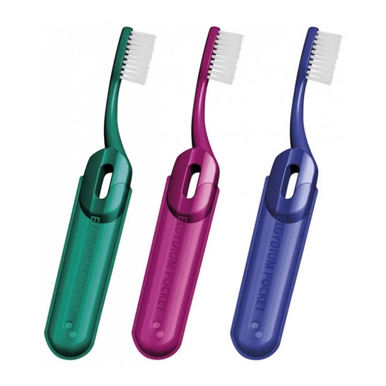 Elgydium Pocket Brosse à dents souple 1 unité