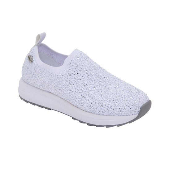 Scholl Beverly Sock Kni T+S Femme Blanc T40 1 Paire