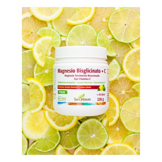 Sura Vitasan Magnesio Bisglicinato + Vitamina C 226g