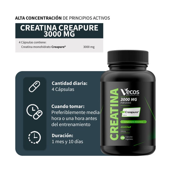 Vecos Nucoceutical Creatina Creapure® 160 caps