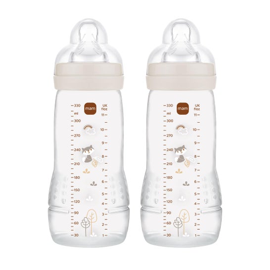MAM Easy Active Transparent 2x330 ml