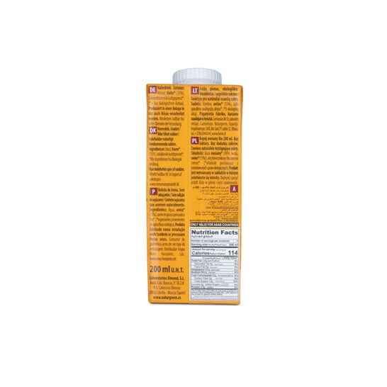 Naturgreen Organic Oatmeal Drink with Calcium 200 ml