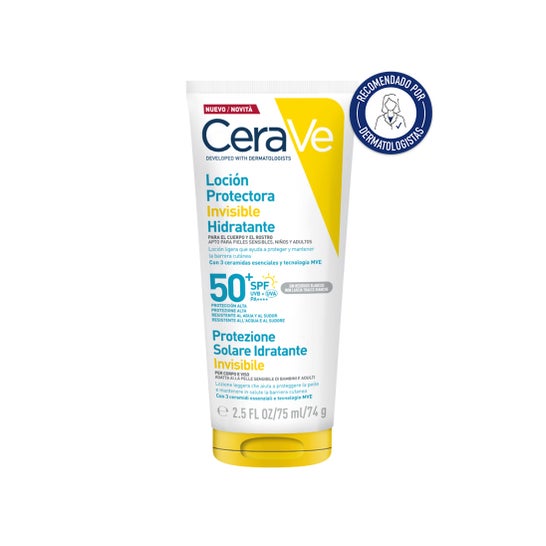 CeraVe Lotion Protectrice Invisible Hydratante SPF50+ 75 ml