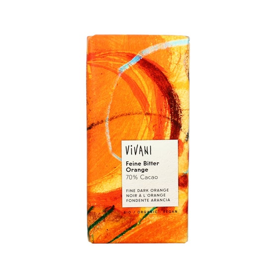 Vivani Chocolat Noir Orange 100g