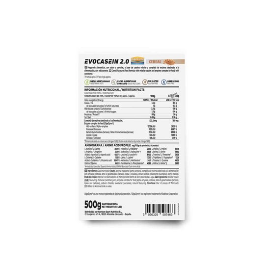HSN Evocasein 2.0 Caseína Micelar + Digezyme® Cereales 500g