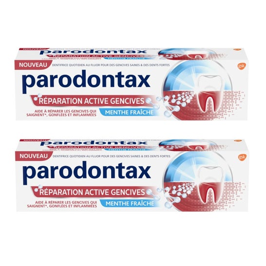 Parodontax Réparation Active Gencives Dentifrice 2x75ml