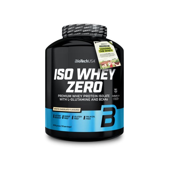 Biotech USA Iso Whey Zero Protéine Chocolat Blanc 1,8 kg
