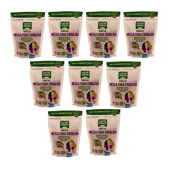 NaturGreen Pack Mix 6 Graines Salade Eco 9x200g