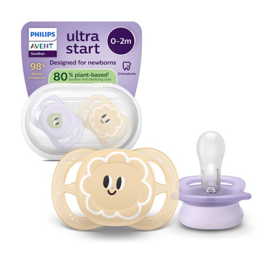 Philips Avent Ultra Start Deco Girl Monstre Fleur 0-2M 2uts
