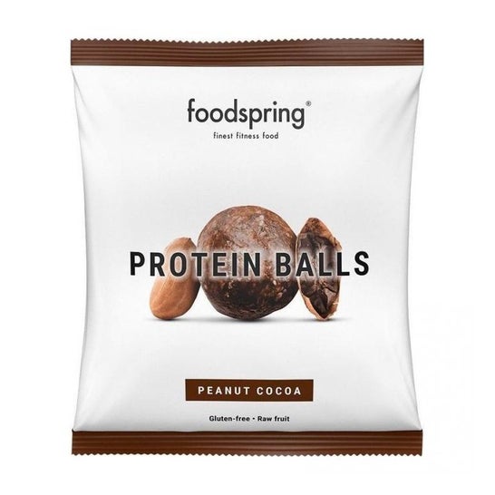 Foodspring Boules de Protéines Cacahuète Cacao 40g