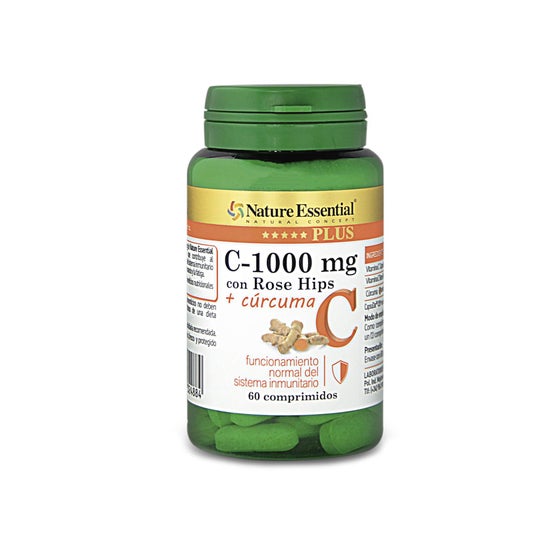 Nature Essential Plus Vitamine C 1000mg Cynorrhodon+Curcuma 60comp