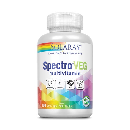 Solaray Spectro Vegetarian 180 Caps *