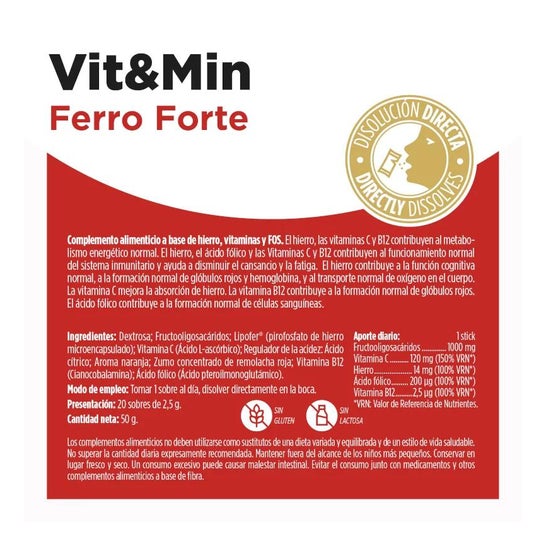 Eladiet Vit& Min Ferro Forte Ferro Forte 20 Enveloppes Eladiet Vit& Min Ferro Forte Ferro Forte 20 Enveloppes