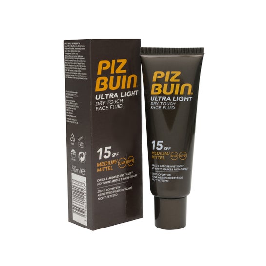 Piz Buin™ Ultra Light SPF 15+ Crème Visage Toucher sec 50 ml