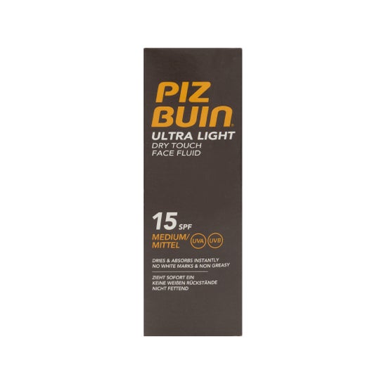 Piz Buin™ Ultra Light SPF 15+ Crème Visage Toucher sec 50 ml