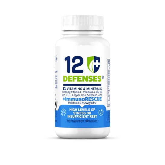 12 Défenses +ImmunoRescue 60caps