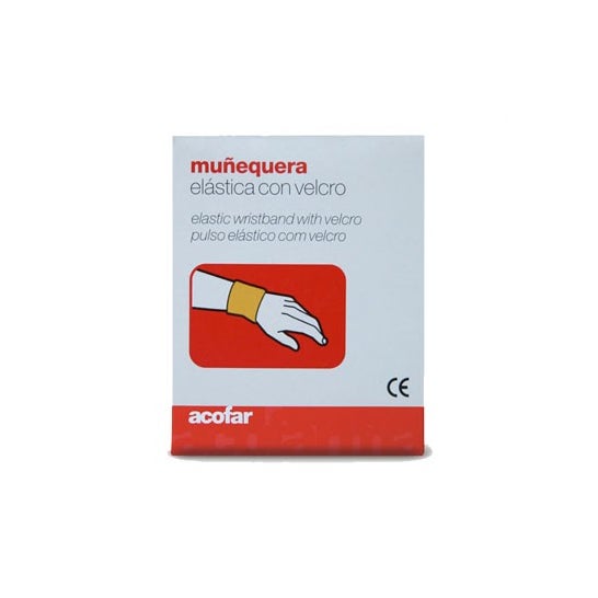 Acofar Velcro poignet blanc T-medium 1 pc