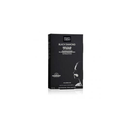 Martiderm® Black Diamond Ionto-Filler Lip Contour 4 patchs + tube 4 ml