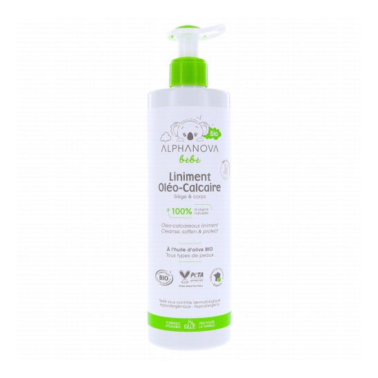 Alphanova Baby Liniment Oléo Calcaire Bio 400ml