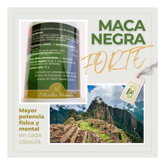 Naturbite Maca Forte Noire 4000mg 60comp
