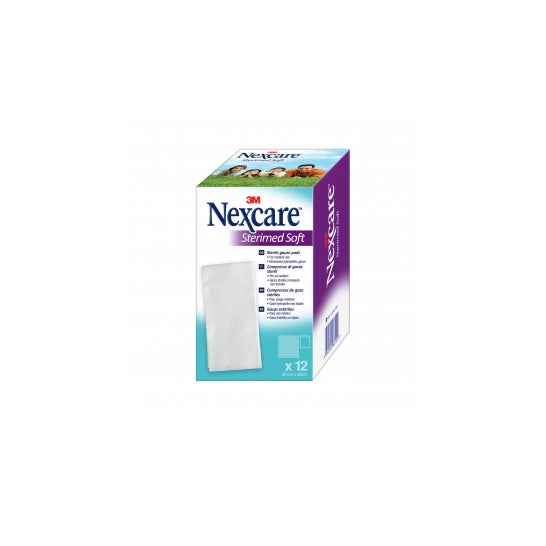 3M Nexcare Sterimed Soft Compresses Stériles Non-tissées 18 cm x 40 cm 12 Unités