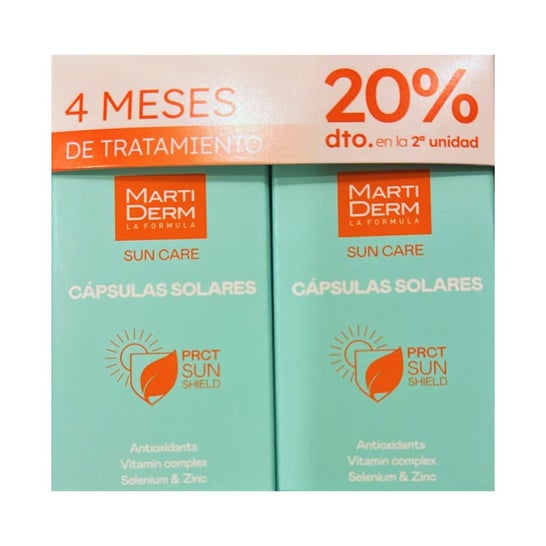Martiderm Sun Care Capsules Solaires Pack 2x60caps