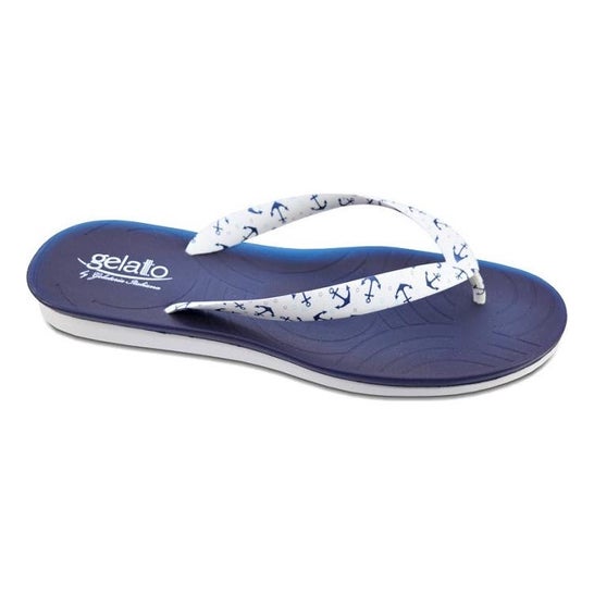 Gelato Arcobaleno Chancla Ancore Azul Hombre Talla 42/43 1 Par