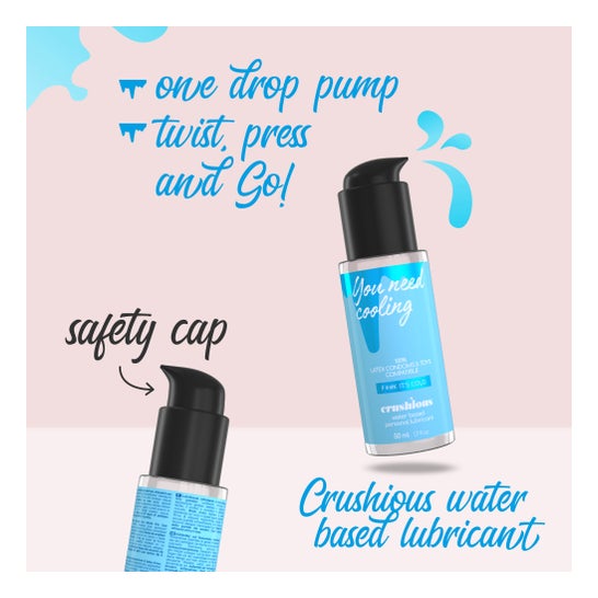 Crushious Lubrifiant avec Effet Froid 50ml