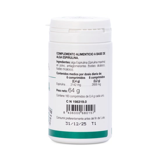 Ana Maria Lajusticia Spiruline 160 comprimés