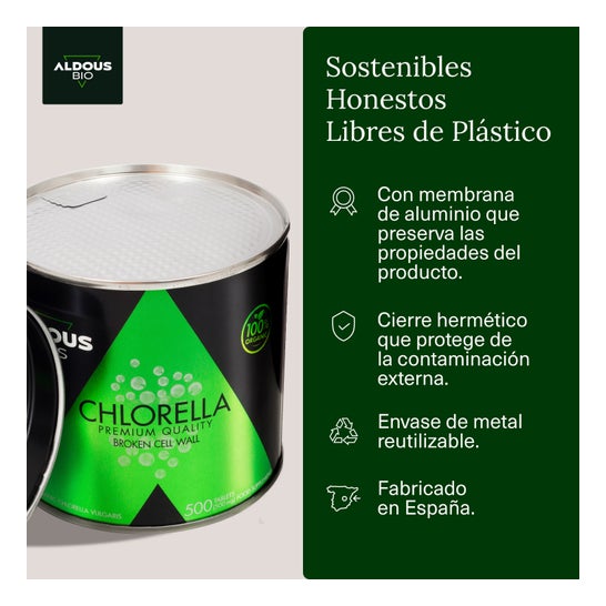 Aldous Labs Chlorelle Biologique 600 comprimés