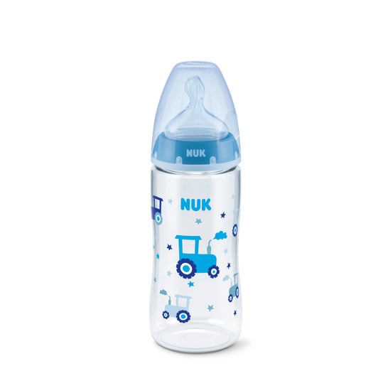 Bouteille Nuk Fc+ Contrôle de la température Pa 0-6 M Silicone 300ml