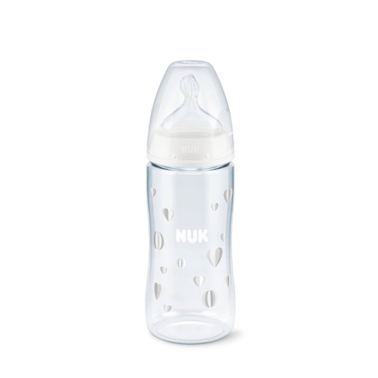 Bouteille Nuk Fc+ Contrôle de la température Pa 0-6 M Silicone 300ml