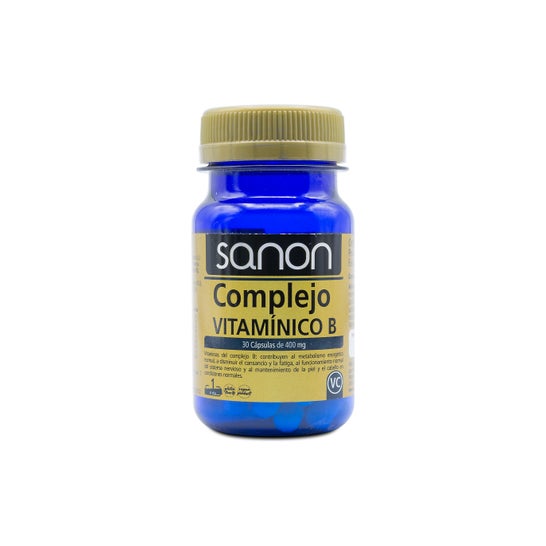 Sanon Complejo Vitamínico B 30 Capsules