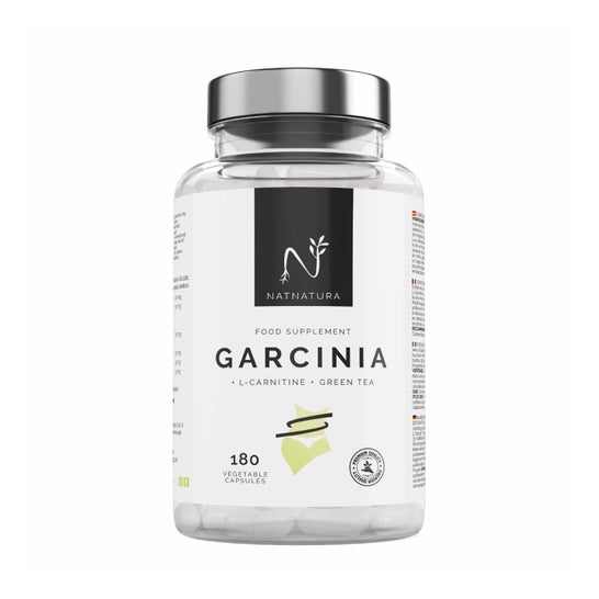 Natnatura Garcinia Cambogia + L-carnitina + Té Verde. 180 Cáps