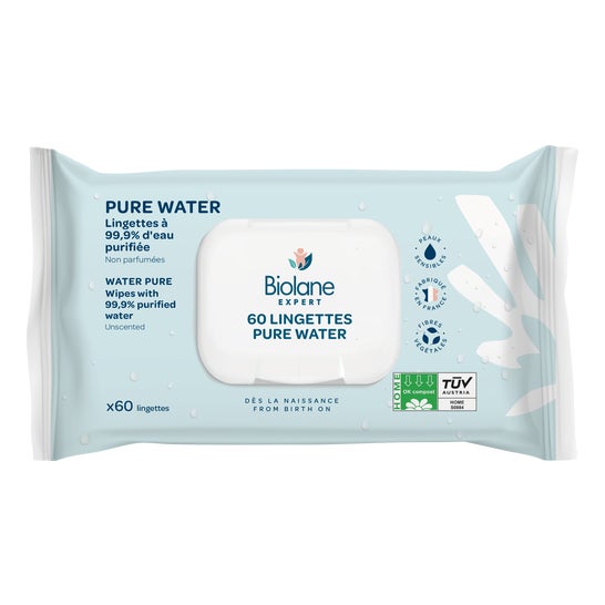 Biolane Expert Pure Water 60 Lingettes