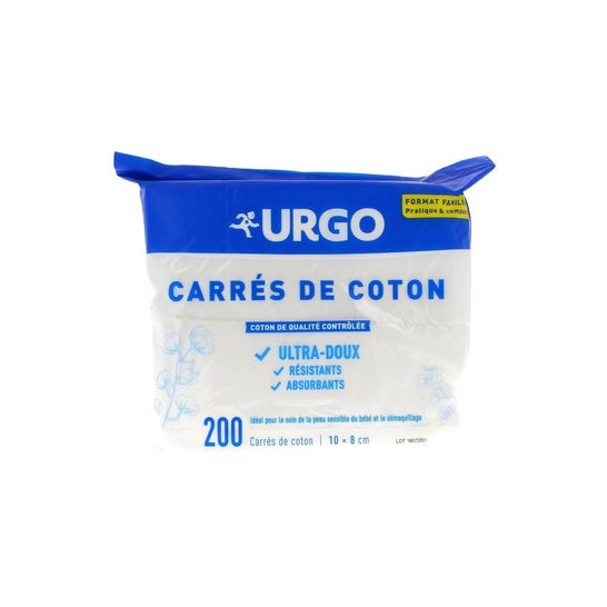 Urgo Carrés De Coton 10x8cm 200 Unités