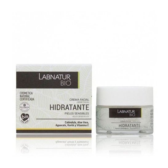 Labnatur Bio Crème Visage Hydratante pour Peaux Sensibles 50ml