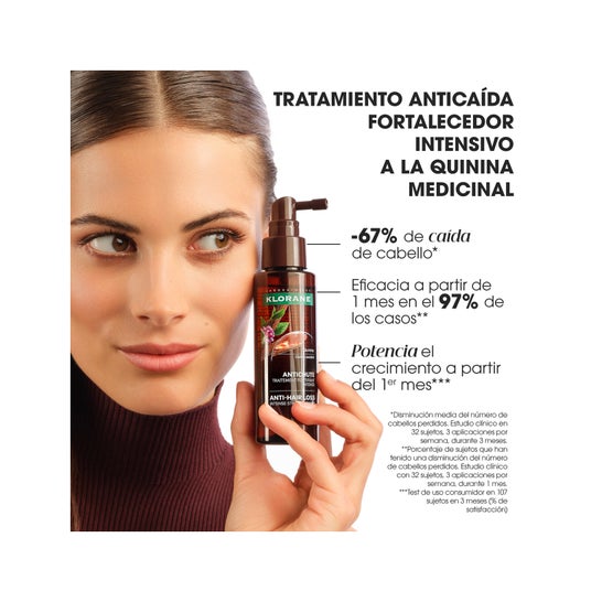 Klorane Routine Anti-Chute Sérum Fortifiant Intensif 100ml + Shampooing à la Quinine 100ml