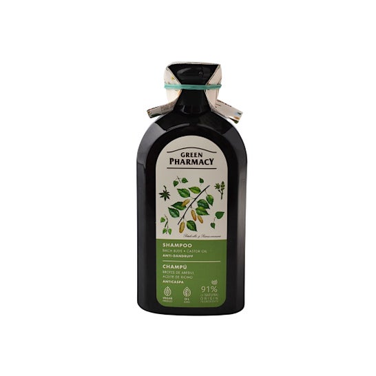 Green Pharmacy Shampooing Antipelliculaire Bouleau Ricin 350 ml