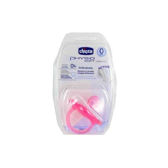 Sucette Chicco Baby Physio +0M rose 1 pc