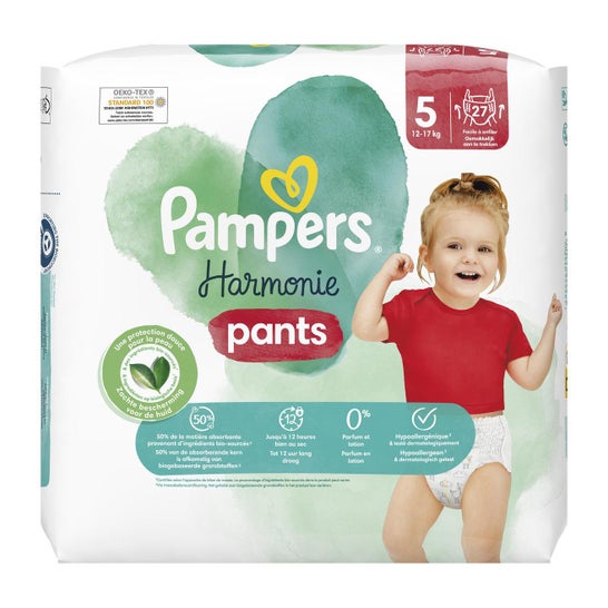 PAMPERS : Baby-Dry Pants - Couches-culottes taille 7 (17 kg et +)