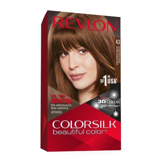 Kit de coloration Revlon Colorsilk 43 Medium Golden Brown