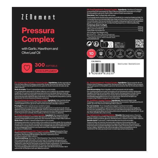 Zenement Pressura Complex 300caps