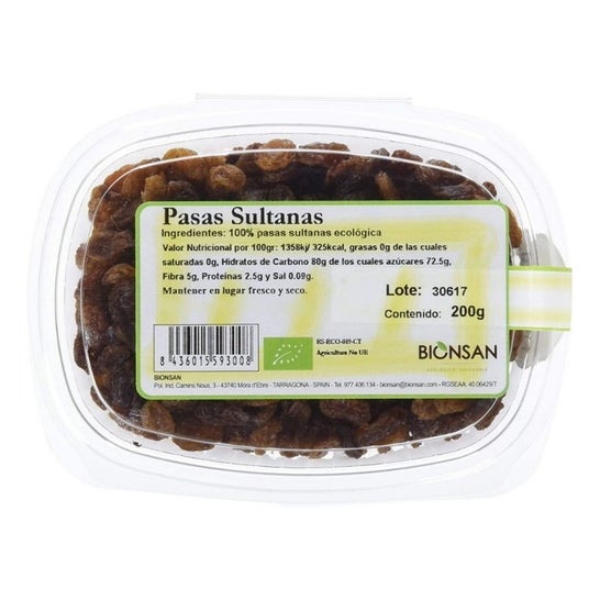 Bionsan Raisins Sultanes Eco 200g