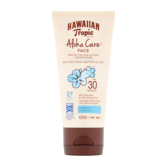 Hawaiian Tropic Aloha Care Lotion solaire pour le visage Spf30 90ml