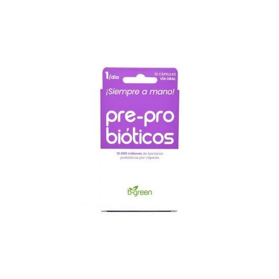 B-Green Pre-Probióticos 10caps