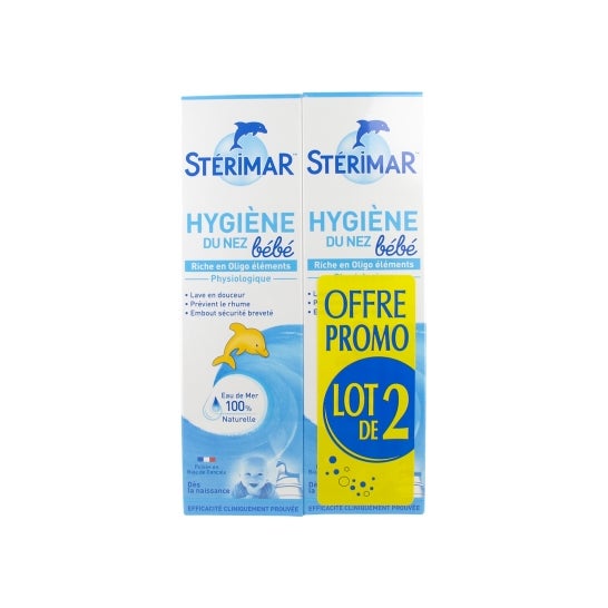 Sterimar Bébé Hygine Nez Spray 2x100ml
