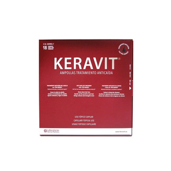 Keravit® Traitement Anti-Chute 18 ampoules
