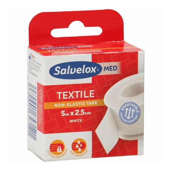 Salvelox ruban textile blanc 5mx2