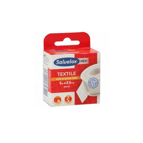 Salvelox ruban textile blanc 5mx2